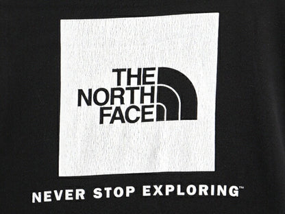ノースフェイス 両面 プリント スウェット フード パーカー レディース XL / 古着 The North Face トレーナー アウトドア プルオーバー 黒