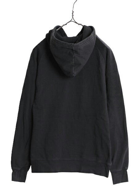 ノースフェイス プリント スウェット フード パーカー レディース S The North Face プルオーバー トレーナー 裏起毛 アウトドア ブラック