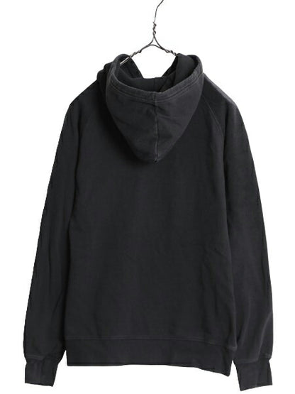 ノースフェイス プリント スウェット フード パーカー レディース S The North Face プルオーバー トレーナー 裏起毛 アウトドア ブラック