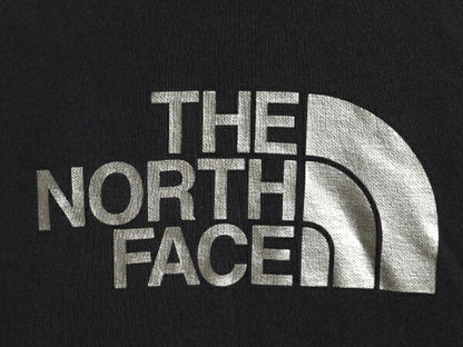 ノースフェイス プリント スウェット フード パーカー レディース S The North Face プルオーバー トレーナー 裏起毛 アウトドア ブラック