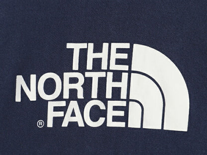 ノースフェイス プリント スウェット フード パーカー メンズ М 程 / 古着 The North Face プルオーバー 裏起毛 トレーナー アウトドア 紺