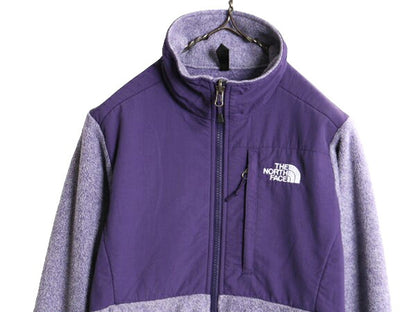 ノースフェイス デナリ ジャケット レディース XS 古着 The North Face DENALI アウトドア フリース ナイロン ブルゾン フルジップ 2トーン
