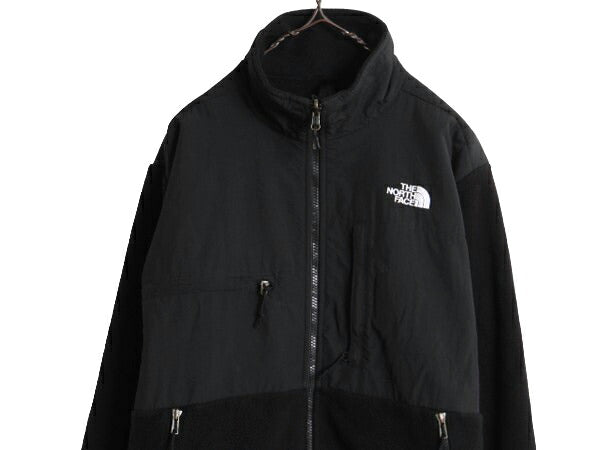 ノースフェイス デナリ ジャケット メンズ M 古着 The North Face DENALI アウトドア 黒 フリース ナイロン ブルゾン ジャンパー ブラック