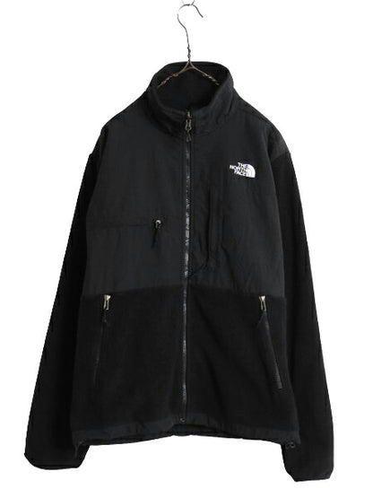ノースフェイス デナリ ジャケット メンズ M 古着 The North Face DENALI アウトドア 黒 フリース ナイロン ブルゾン ジャンパー ブラック