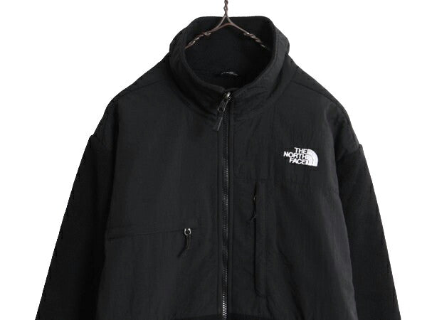 ノースフェイス デナリ ジャケット メンズ M 古着 The North Face DENALI アウトドア フリース ナイロン 黒 ブルゾン ジャンパー ブラック