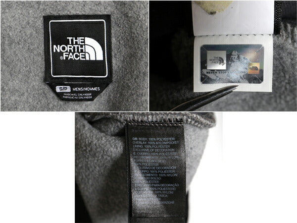ノースフェイス デナリ 2 ジャケット メンズ S The North Face DENALI アウトドア フリース ナイロン ブルゾン ジャンパー ツートン 黒 灰