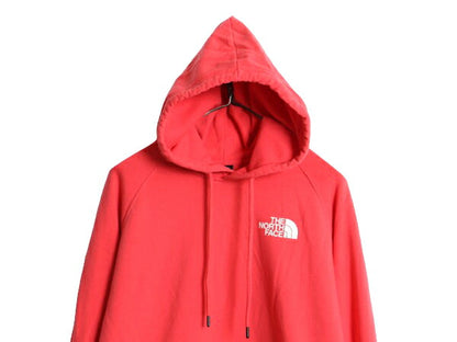ノースフェイス 両面 プリント スウェット フード パーカー レディース L 古着 The North Face アウトドア トレーナー プルオーバー 裏起毛