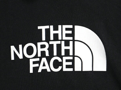 US企画 ノースフェイス プリント スウェット フード パーカー レディース М 古着 The North Face アウトドア トレーナー 裏起毛 ブラック