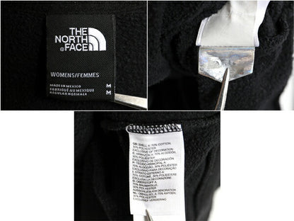 ノースフェイス フルジップ 両面 プリント スウェット フード パーカー レディース М / The North Face アウトドア ワンポイント ブラック