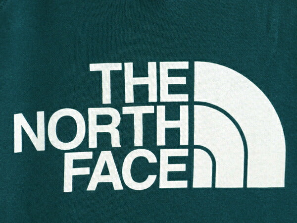 US企画 ノースフェイス プリント スウェット フード パーカー レディース S / 古着 The North Face アウトドア トレーナー 裏起毛 グリーン