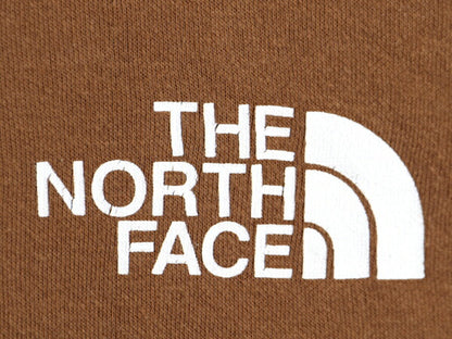 US企画 ノースフェイス プリント スウェット フード パーカー メンズ М / 古着 The North Face 裏起毛 トレーナー プルオーバー ブラウン
