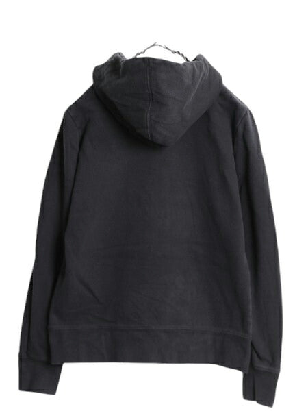 ノースフェイス プリント スウェット フード パーカー レディース S The North Face プルオーバー 裏起毛 トレーナー アウトドア ブラック