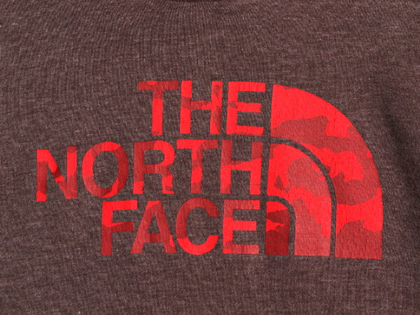 ノースフェイス 迷彩 ロゴ プリント スウェット フード パーカー メンズ М 古着 The North Face プルオーバー 裏起毛 トレーナー ツートン
