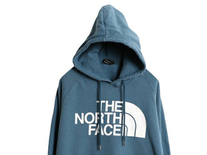 US企画 ノースフェイス プリント スウェット フード パーカー レディース L / The North Face アウトドア プルオーバー トレーナー 裏起毛