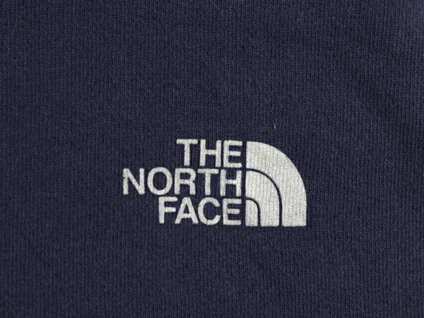 ノースフェイス プリント スウェット フード パーカー メンズ М The North Face 裏起毛 トレーナー プルオーバー アウトドア ツートン 紺