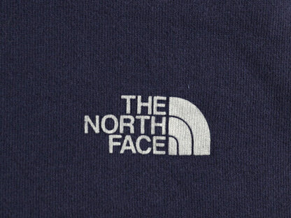 ノースフェイス プリント スウェット フード パーカー メンズ М The North Face 裏起毛 トレーナー プルオーバー アウトドア ツートン 紺