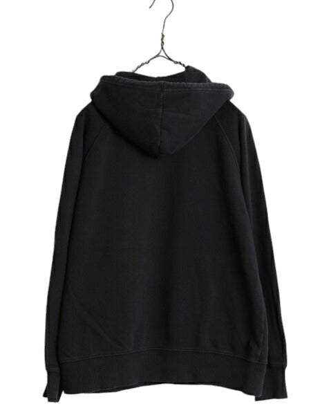 US企画 ノースフェイス プリント スウェット フード パーカー レディース M The North Face プルオーバー 裏起毛 トレーナー アウトドア 黒