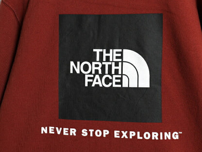 US企画 ノースフェイス 両面 プリント スウェット フード パーカー メンズ М / The North Face アウトドア トレーナー プルオーバー 薄手