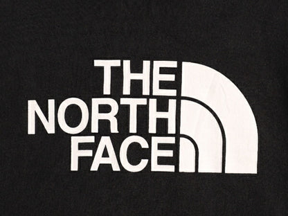 ノースフェイス プリント スウェット フード パーカー メンズ М 古着 The North Face プルオーバー 裏起毛 トレーナー アウトドア 薄手 黒
