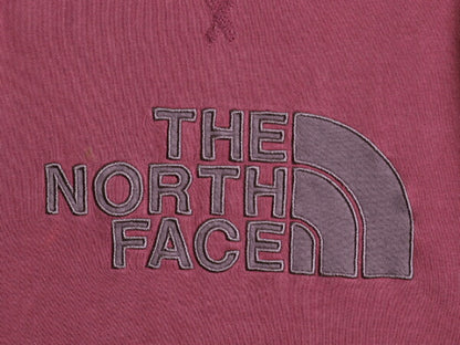 ノースフェイス ロゴ 刺繍 スウェット フード パーカー レディース S The North Face プルオーバー トレーナー アウトドア 裏起毛 ツートン