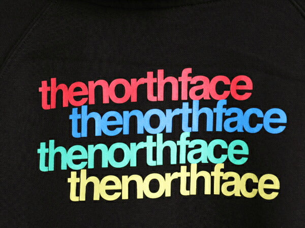 ノースフェイス 両面 プリント スウェット フード パーカー レディース XL The North Face プルオーバー 裏起毛 トレーナー アウトドア 黒