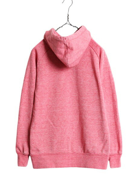 ノースフェイス プリント スウェット フード パーカー レディース S The North Face ボックスロゴ ワッペン アウトドア トレーナー 裏起毛