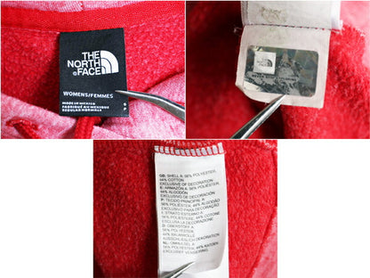 ノースフェイス プリント スウェット フード パーカー レディース S The North Face ボックスロゴ ワッペン アウトドア トレーナー 裏起毛