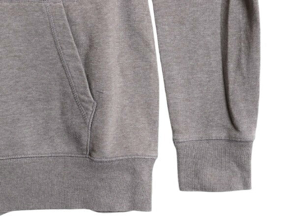 ノースフェイス スウェット フード パーカー メンズ L / 古着 The North Face プルオーバー 裏起毛 トレーナー アウトドア ワンポイント 灰