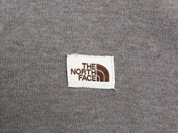 ノースフェイス スウェット フード パーカー メンズ L / 古着 The North Face プルオーバー 裏起毛 トレーナー アウトドア ワンポイント 灰
