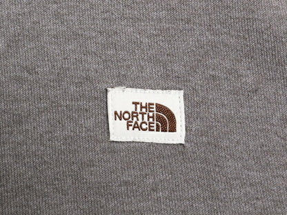 ノースフェイス スウェット フード パーカー メンズ L / 古着 The North Face プルオーバー 裏起毛 トレーナー アウトドア ワンポイント 灰