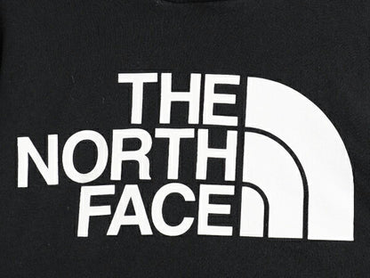 ノースフェイス プリント スウェット フード パーカー メンズ S 古着 The North Face プルオーバー 裏起毛 トレーナー アウトドア ブラック
