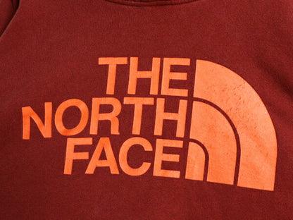 ノースフェイス プリント スウェット フード パーカー メンズ XXL / The North Face プルオーバー 裏起毛 トレーナー アウトドア ブラウン