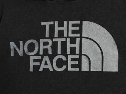 ノースフェイス プリント スウェット フード パーカー メンズ М 程 The North Face プルオーバー 裏起毛 トレーナー アウトドア ブラック