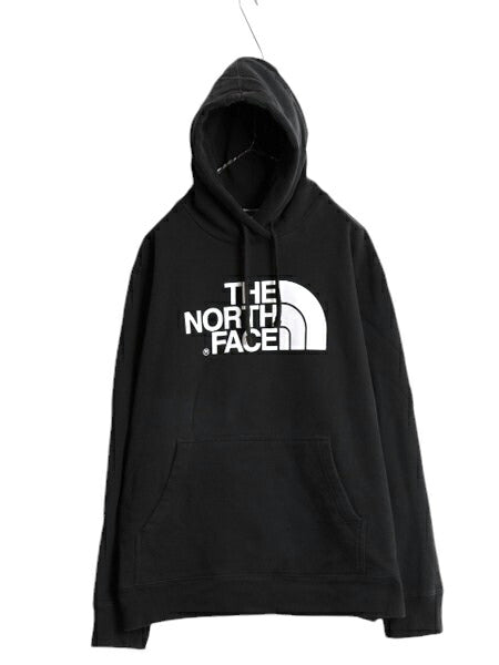 US企画 ノースフェイス プリント スウェット フード パーカー メンズ XL / The North Face プルオーバー トレーナー アウトドア ブラック