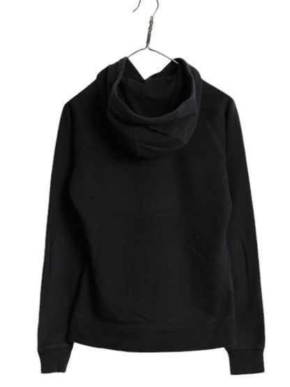 ノースフェイス プリント スウェット フード パーカー レディース S 古着 The North Face プルオーバー 裏起毛 トレーナー アウトドア 薄手