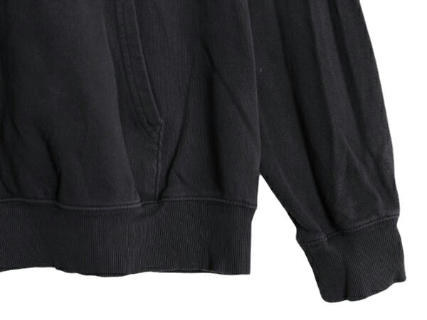 ノースフェイス プリント スウェット フード パーカー メンズ L 古着 The North Face プルオーバー 裏起毛 トレーナー アウトドア ブラック