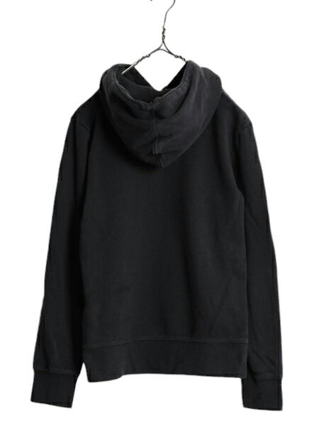 US企画 ノースフェイス プリント スウェット フード パーカー レディース М / The North Face プルオーバー 裏起毛 トレーナー ブラック