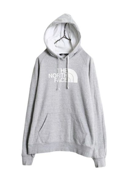 ノースフェイス プリント スウェット フード パーカー レディース L / The North Face トレーナー プルオーバー アウトドア 裏起毛 2トーン