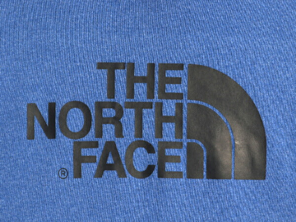ノースフェイス プリント スウェット フード パーカー メンズ М 古着 The North Face トレーナー プルオーバー 裏起毛 アウトドア ブルー