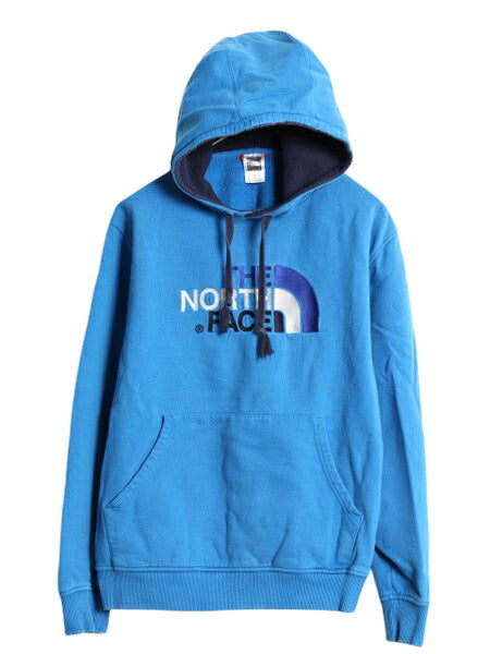 ノースフェイス ロゴ 刺繍 スウェット フード パーカー メンズ М / The North Face プルオーバー トレーナー アウトドア 裏起毛 ツートン
