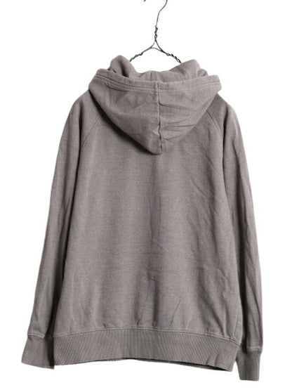 ノースフェイス プリント スウェット フード パーカー レディース S 古着 The North Face プルオーバー トレーナー 裏起毛 アウトドア 薄手