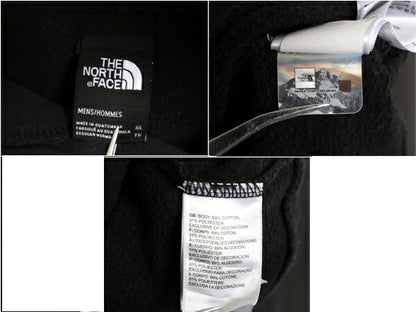 ノースフェイス 両面 プリント スウェット フード パーカー メンズ XL The North Face アウトドア トレーナー プルオーバー 薄手 ブラック