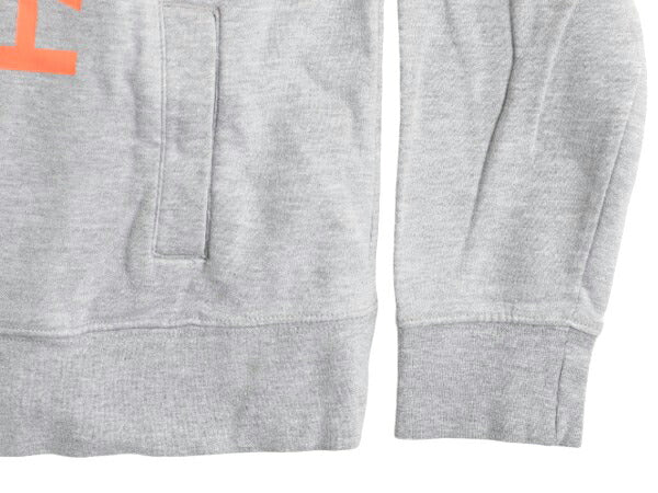 ノースフェイス プリント スウェット フード パーカー レディース L / The North Face プルオーバー 裏起毛 トレーナー アウトドア グレー