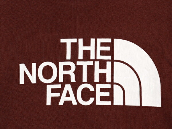 ノースフェイス プリント スウェット フード パーカー メンズ L 古着 The North Face プルオーバー 裏起毛 トレーナー アウトドア 薄手 茶