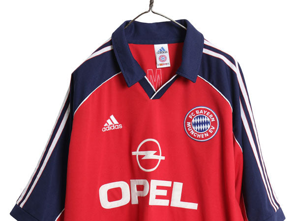 90s 00s ☆ アディダス バイエルン ミュンヘン サッカー ユニフォーム メンズ XXL / 99 00 01 当時物 ドイツ ブンデスリーガ フットボール
