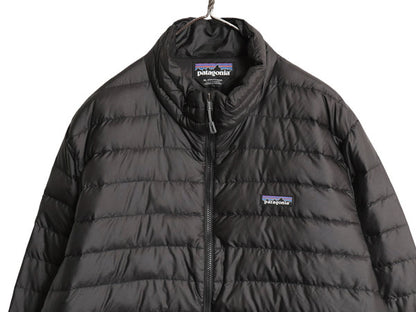 パタゴニア ダウン セーター メンズ XL / 19年製 アウトドア ナイロン ジャケット アウター パッカブル 800フィル 大きいサイズ ブラック