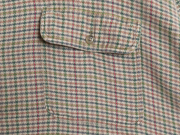 90s オービス チェック ボタンダウン 長袖 フランネル シャツ メンズ XL オールド 旧タグ アウトドア 長袖シャツ ネルシャツ 大きいサイズ
