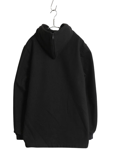 00s ★ 米軍実物 USMA カデット コート メンズ M / 古着 オールド ミリタリー 軍物 陸軍 WEST POINT フード ジャケット メルトン ウール 黒