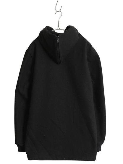 00s ★ 米軍実物 USMA カデット コート メンズ M / 古着 オールド ミリタリー 軍物 陸軍 WEST POINT フード ジャケット メルトン ウール 黒