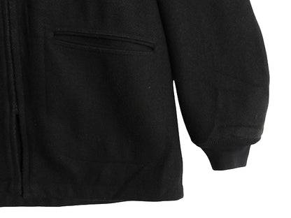 00s ★ 米軍実物 USMA カデット コート メンズ M / 古着 オールド ミリタリー 軍物 陸軍 WEST POINT フード ジャケット メルトン ウール 黒